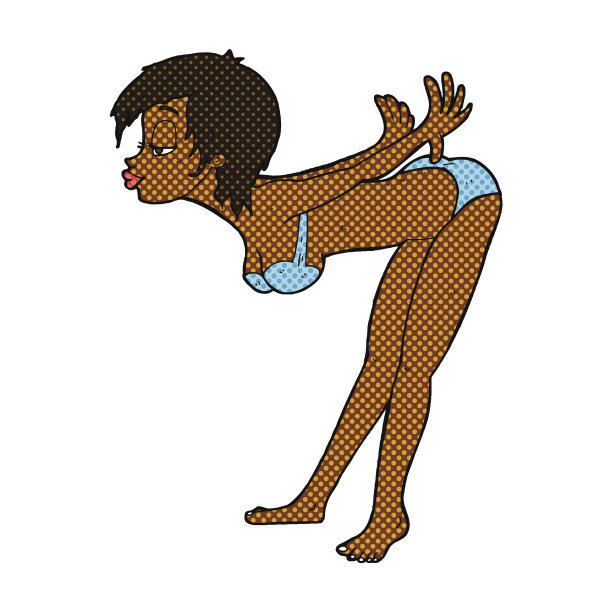 漫画中的比基尼女郎图片下载