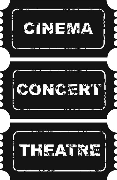 枯燥乏味的票。电影音乐会剧场图片下载