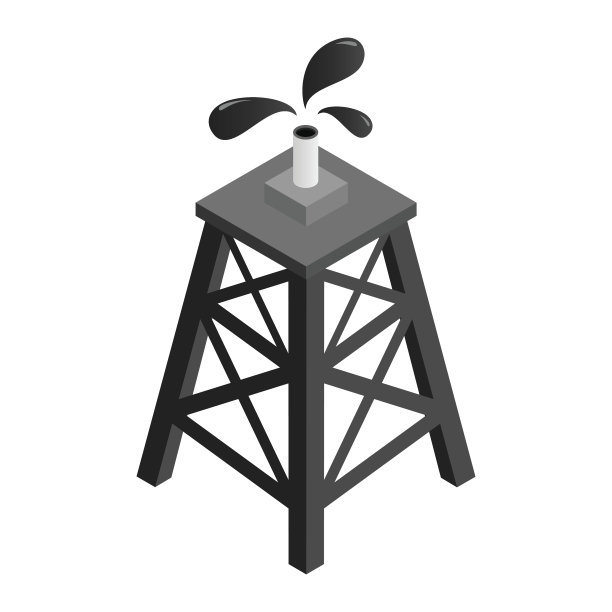 油井2.5D图标图片下载