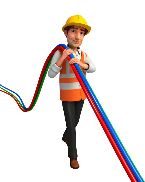 工人用电线图片下载