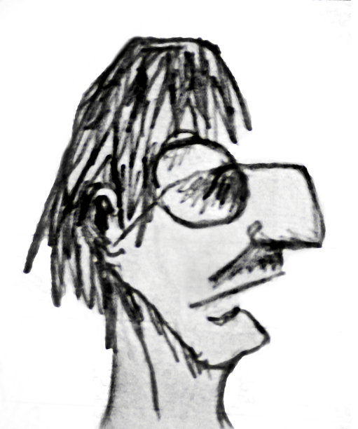 铅笔画光栅插图图片下载