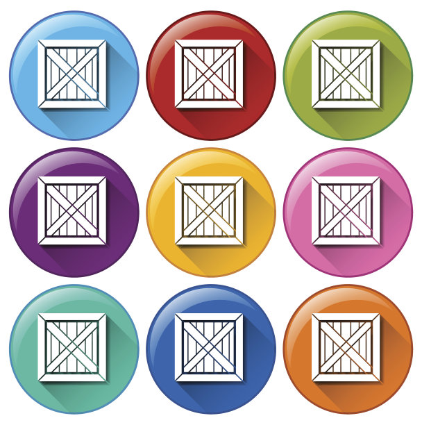 带锁的圆形图标图片下载