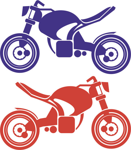 摩托车向量图片下载
