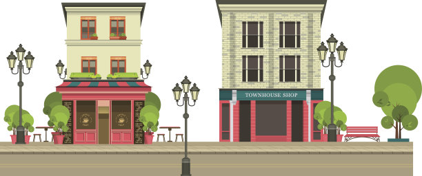 城市街道图片下载