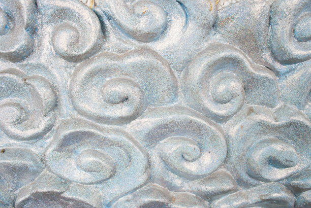 泰国寺庙墙壁的纹理。图片下载