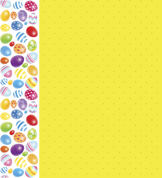 美丽的复活节彩蛋背景矢量插图图片下载