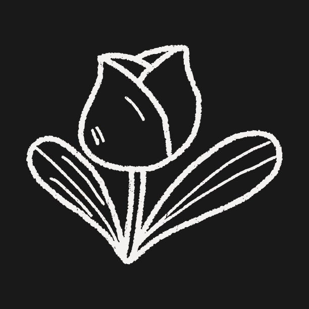 复活节装饰花涂鸦图片下载