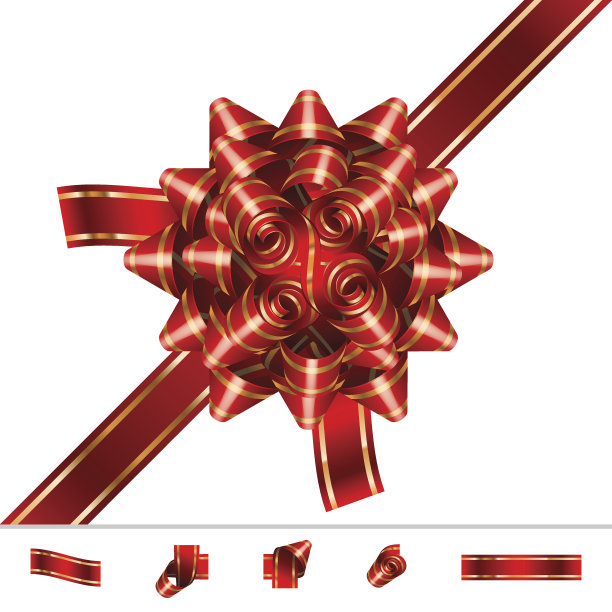 蝴蝶结缎带庄严套装图片下载