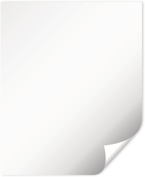 纸包裹的叶子矢量插图与阴影图片下载