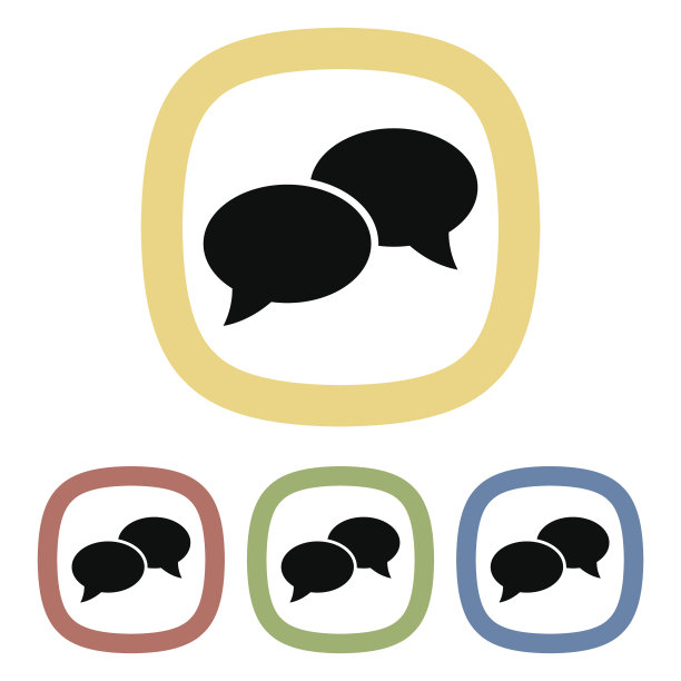 消息彩色图标图片下载