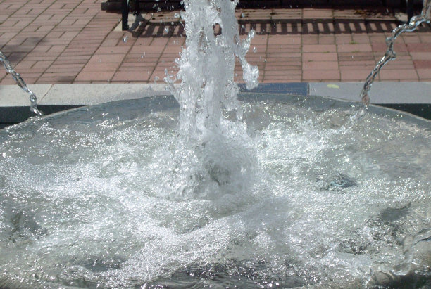 公园里的喷泉图片下载