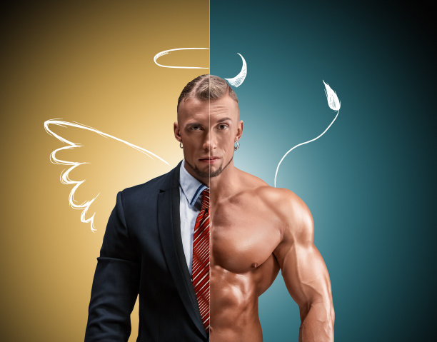 一个穿着西装却不穿西装的帅哥图片下载