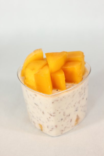 芒果水果潘纳科塔图片下载