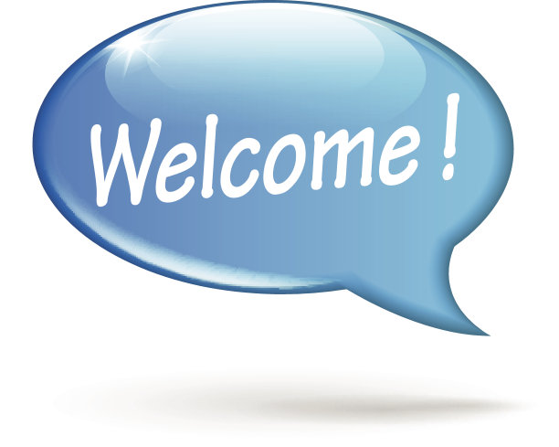 欢迎蓝色演讲图片下载