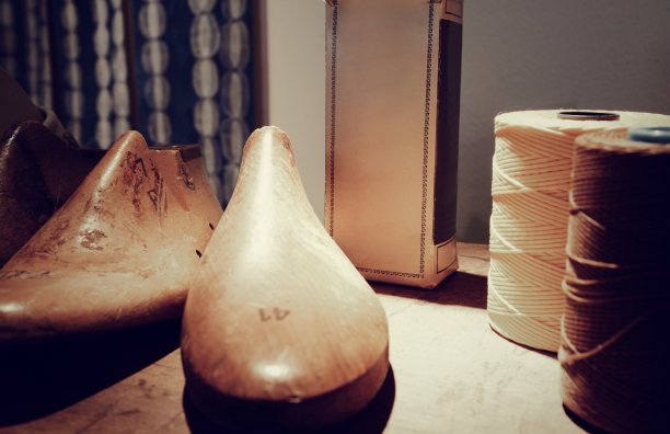 鞋匠的木制模板图片下载