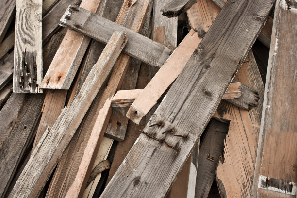 废木料堆图片下载