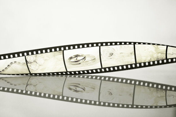 幻灯片与婚礼照片图片下载