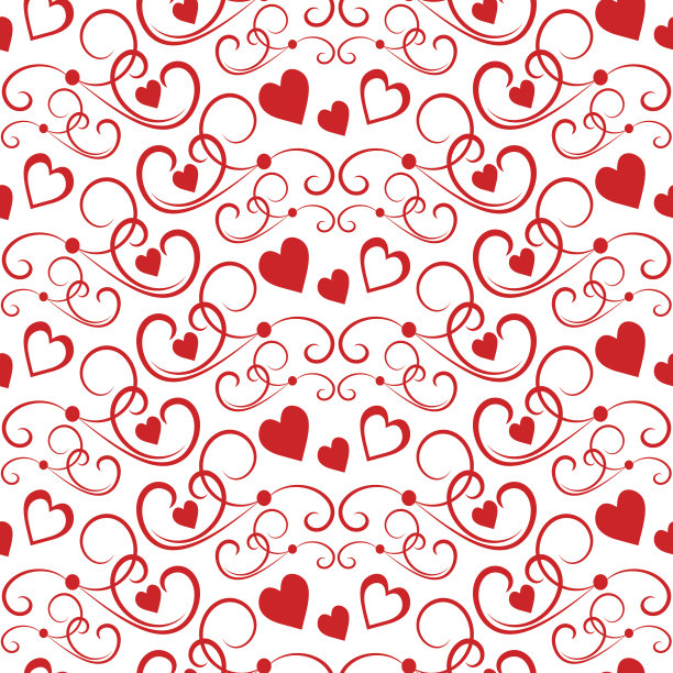 情人节。复古的墙纸。图片下载