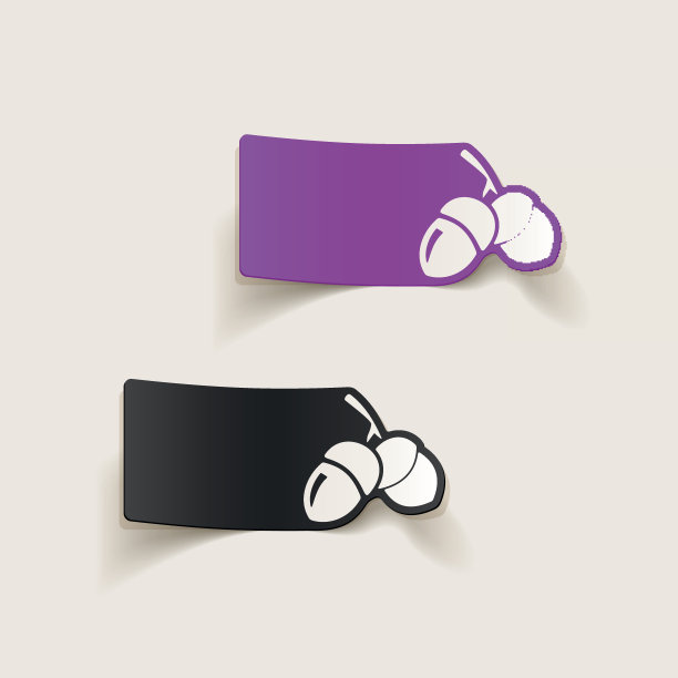 写实设计元素:橡子图片下载