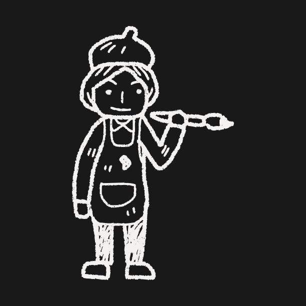 画家涂鸦图片下载