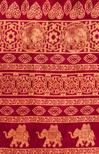 古董印花布图片下载