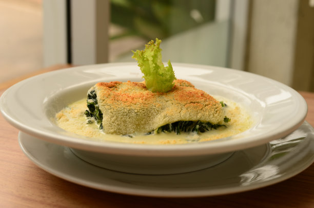 芝士烤菠菜图片下载