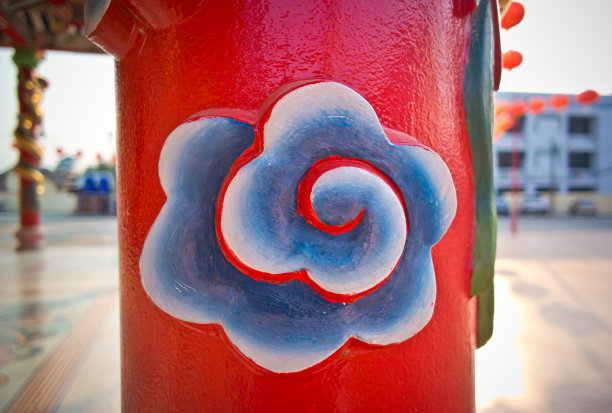 中国寺庙中的花图片下载