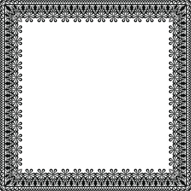 黑色蕾丝框架图片下载