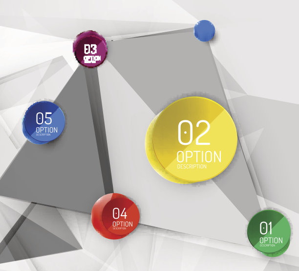 向量新鲜业务抽象信息图表模板图片下载
