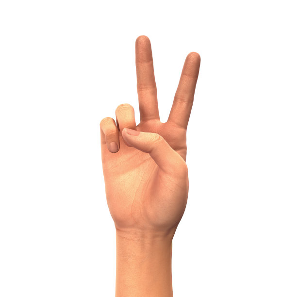 和平或胜利的标志图片下载