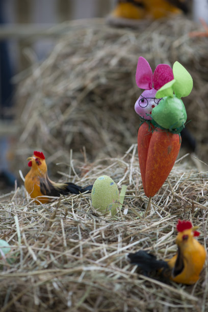 复活节装饰房屋图片下载