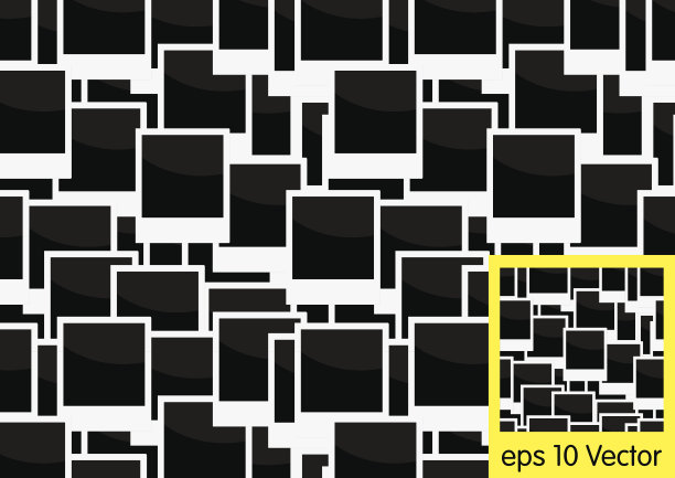 矢量即时相框背景图片下载