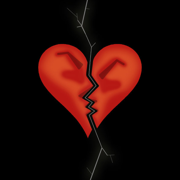 破碎的心图片下载