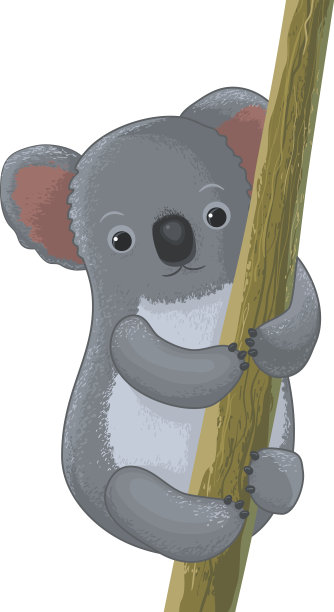 考拉卡通人物图片下载