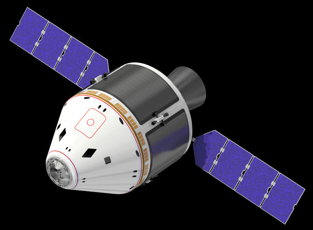 宇航员探险飞行器。图片下载