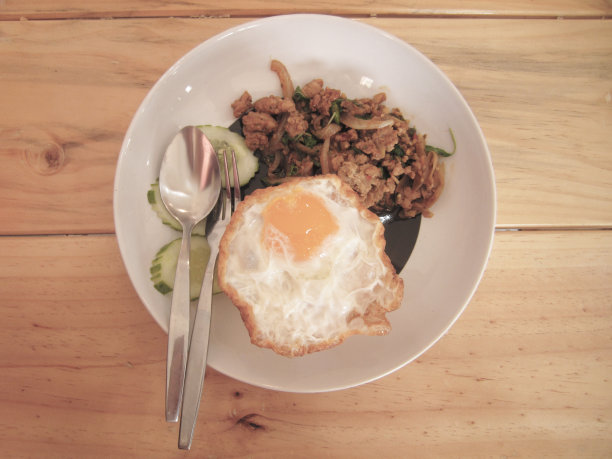 罗勒肉炒蛋图片下载