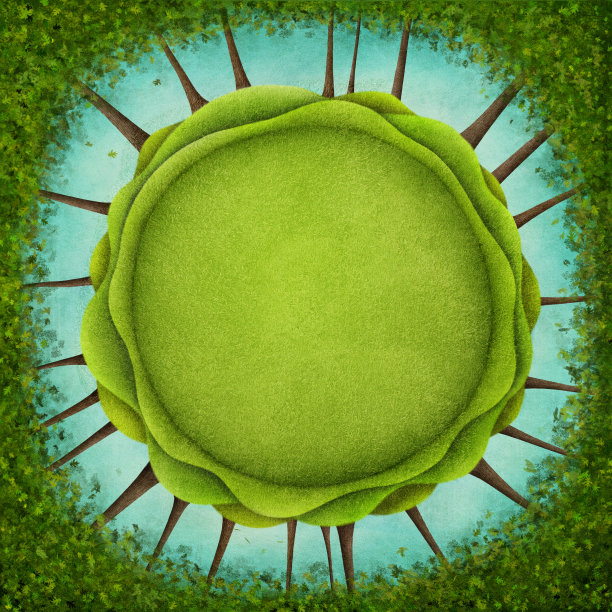 绿色圆圈图片下载