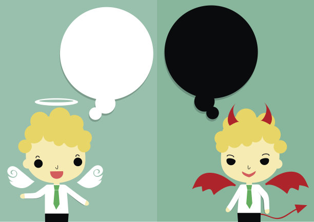 想着神和魔鬼半身图片下载