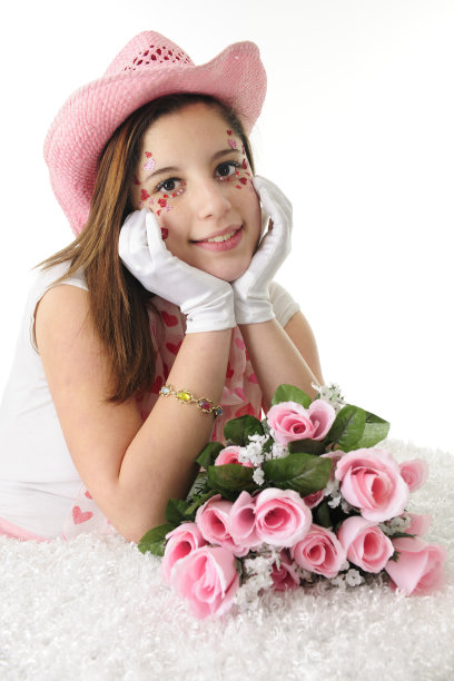 情人节女牛仔图片下载