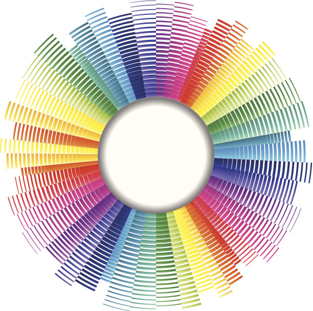 矢量调色板，颜色光谱图片下载