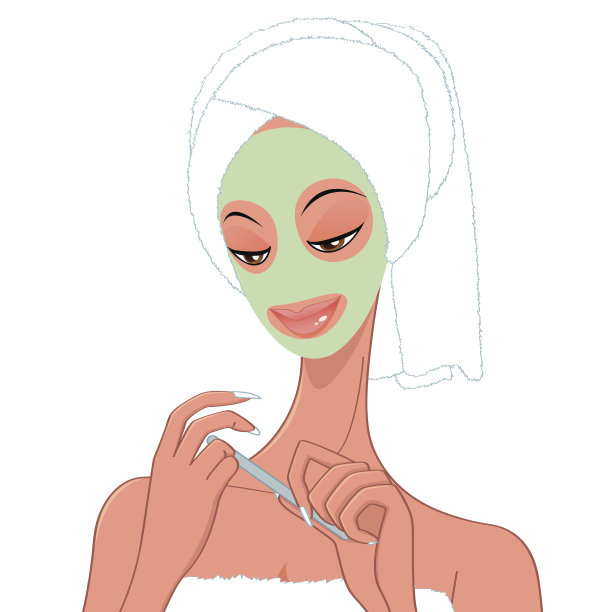 spa girl&nail保健图片下载