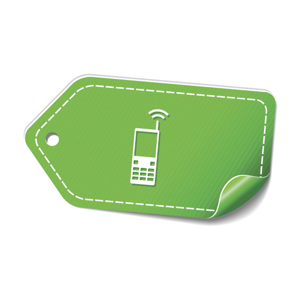 手机绿色矢量图标设计图片下载