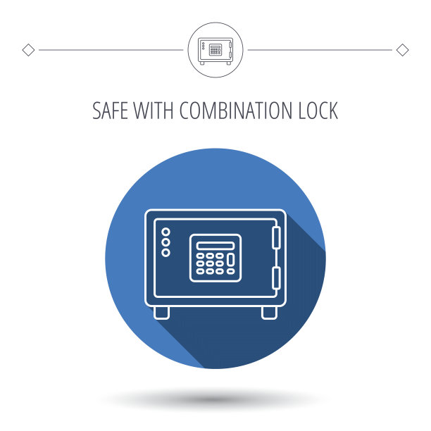 安全的图标。钱存的迹象。图片下载