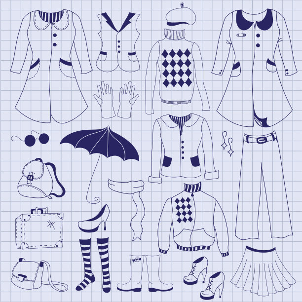 复古女装，在笔记本上画画图片下载