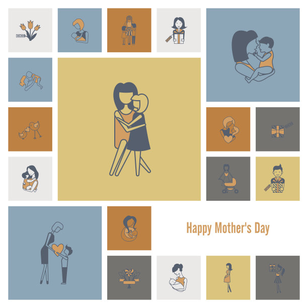 母亲节快乐图标图片下载