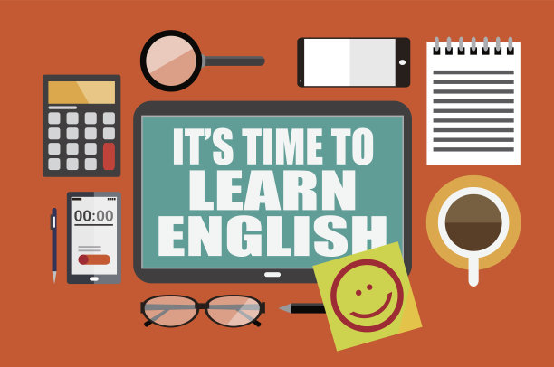 是学习英语的时候了。教育的概念。图片下载