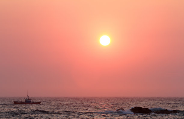 在最后的阳光下钓鱼图片下载