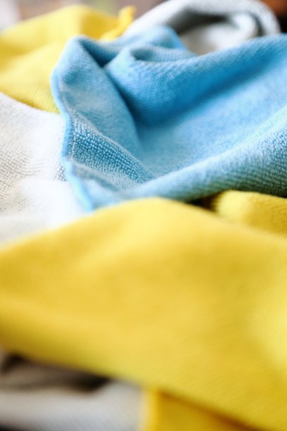 各种彩色超细纤维布图片下载