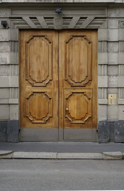 传统的房子的门图片下载