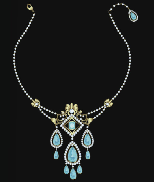 与钻石项链图片下载